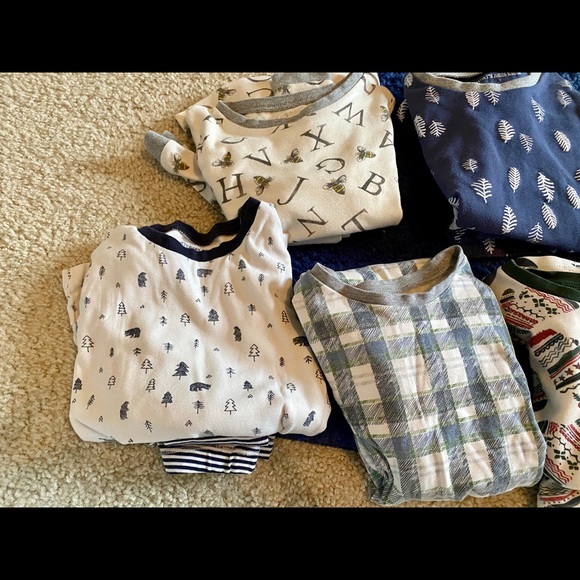 Burt’s Bees Baby-sizes 7 (top row), size 6 (bottom row) - Picture 3 of 3